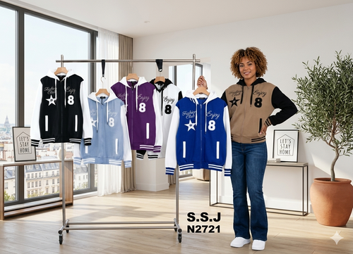 Campera algodón frizado