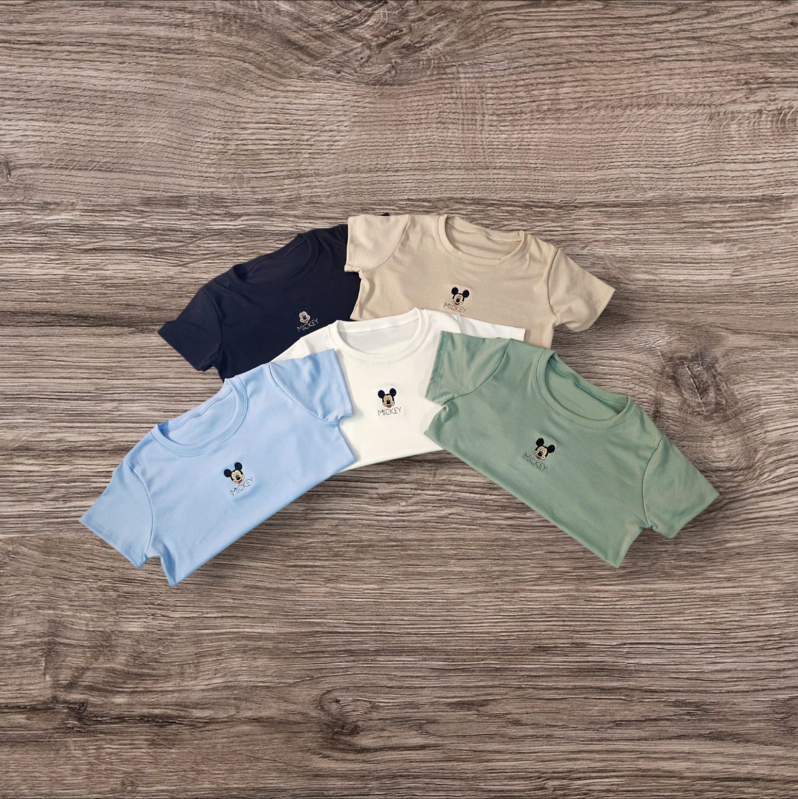 Remera Mickey bordada